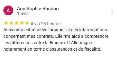 Avis Ann-Sophie